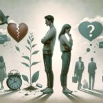 An image that visually captures the thoughtful and reflective mood of the content, highlighting the key points to consider before ending a relationship.