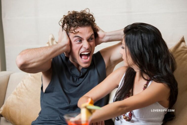 couple having a heated argument